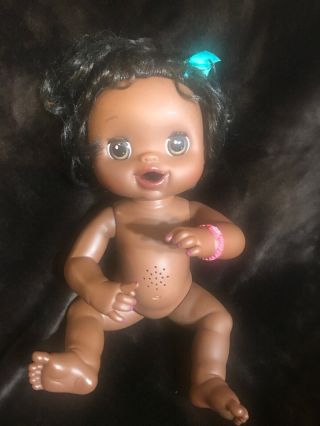 Baby Alive Real 2010 Doll Black African American Interactive 0