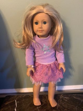 American Girl Doll 18” Blonde Hair Blue Eyes