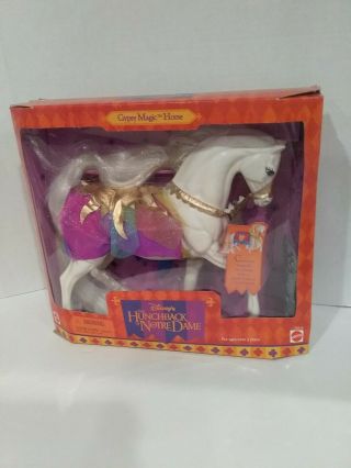 Mattel Disney 1995 The Hunchback Of Notre Dame Gypsy Magic Horse 15318 Nrfb Mib