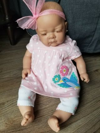 Reborn Baby Dolls Realistic Newborn Lifelike Girl Doll 18 Inches