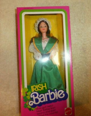 Mattel Dolls Of The World Irish Barbie 7517 - Nrfb
