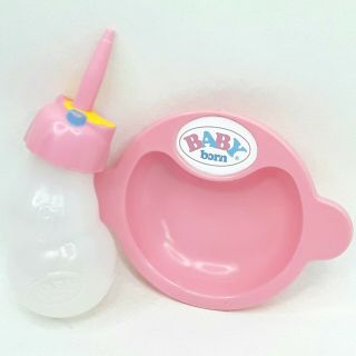 Zapf Baby Born Doll Toy Bowl Bottle Accessories