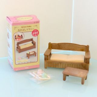 Sylvanian Families Sofa With Friends Movable Ka - 519 Epoch Calico Critters 2007