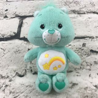 4” Miniature Care Bear Plush Green Wish Bear Small Stuffed Animal Soft Toy