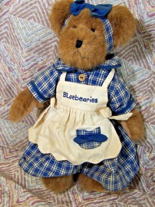Retired Boyds Bears Muffin B Bluebeary Yankee Candle Exclusive Bluebearies 14 "