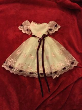 Lovely Doll Dress For 15” French Fashion Huret Type Doll