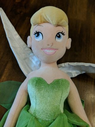Disney Store Tinker Bell Soft Plush Doll 21 