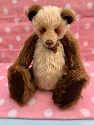 Anita Weller Puzzle Bears - Hand Crafted Mohair Jointed Teddy 11” Tall