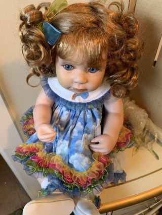 Marie Osmond Chasing Rainbows Porcelain Doll With