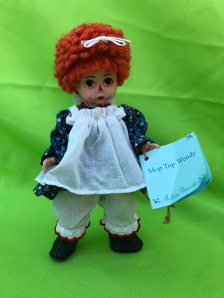 Madame Alexander Doll 8 " Mop Top Wendy Raggedy Ann 13840 1994