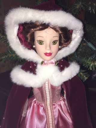 Beauty And The Beast Porcelain Doll By Avon