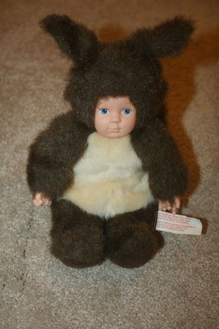 Anne Geddes Squirrel Baby Doll Collectable