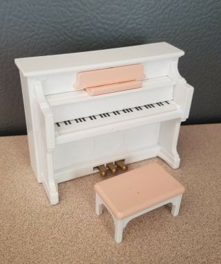 Calico Critters/sylvanian Families Piano With Bench