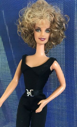 Barbie Doll.  Sandy Grease Olivia Newton John Blonde Curls Knees Bend