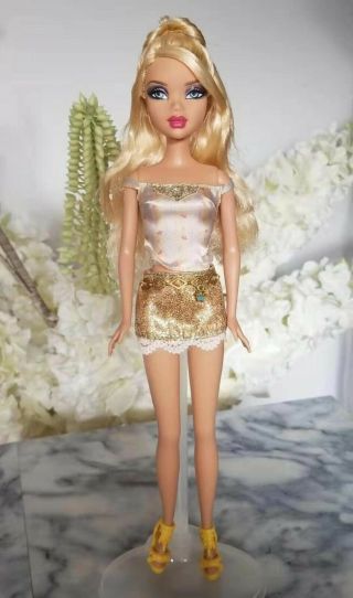 Barbie My Scene Kennedy Hollywood Bling Rare Doll MyScene Blonde Pink Lips 3
