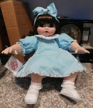 Marie Osmond Baby Adora Belle 17 " Porcelain Limit Ed.  Toddler Girl Doll Near