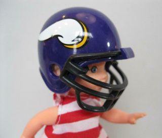 Fits Kelly Doll Tommy Boy Friends Clothea Nfl Football Helmet - Minnesota Vikings