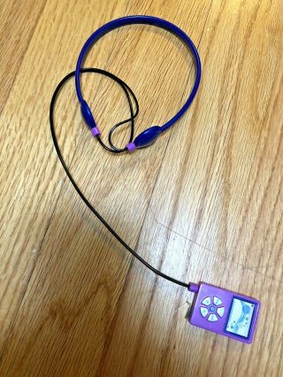 American Girl Ipod Mp3 Music Player Headphones Doll Accessory