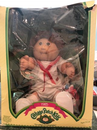 Old Stock 1985 Cabbage Patch Kids Doll Rare,  Sailor.