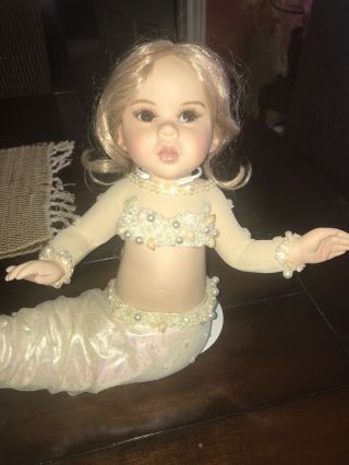 Porcelain Mermaid Doll.  Younger Looking Face,  Bigger Body.  Shape