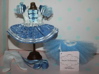 8 " Madame Alexander Ma Blue Ballerina Outfit Encore Performance