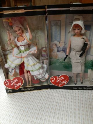 2 Mattel " I Love Lucy " Dolls Be A Pal & Lucy Gets A Paris Gown