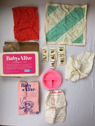 Vintage 1973 Kenner General Mills “baby Alive” Accessory Box - Not Complete