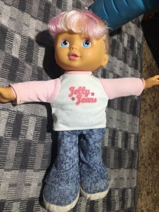 Uneeda Jelly Jeans Doll Talking,  Laughing,  Crying 11” Doll