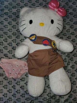 Hello Kitty Build A Bear Girl Scout Outfit W/ Hello Kitty Bear Underwear