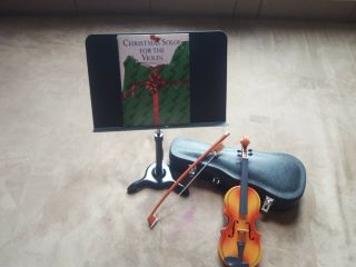 American Girl Violin Set With Stand,  Book And Case F5300