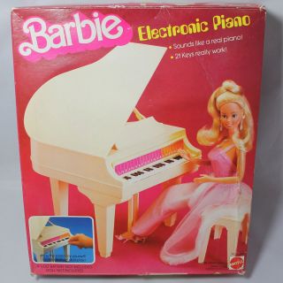 1981 Barbie Electronic Piano 5085