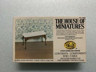The House Of Miniatures Queen Anne Serving Table/circa 1740 - 1750 Kit 40059