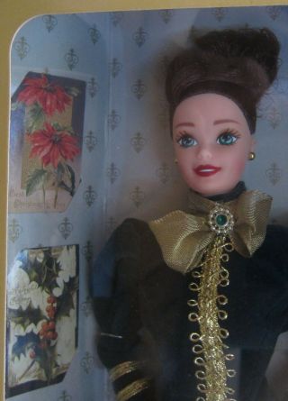 Yuletide Romance Barbie doll Christmas gift holiday decor Hallmark 90s festive 2