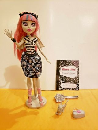 Rochelle Goyle 1st First Wave Monster High 12 " Inch Doll W Pet Cloth Accesories