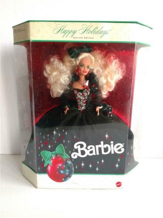1991 Mattel Barbie Happy Holidays Christmas Barbie