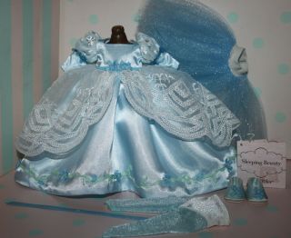8 " Madame Alexander Ma Blue Gown Outfit Tagged Sleeping Beauty - - Flaw On Tag