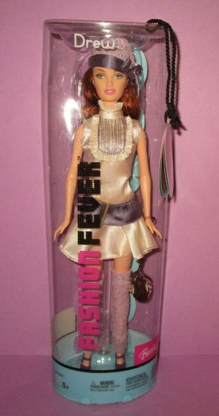 Barbie Fashion Fever 2004 Drew Lara Ivory Satin Dress Mattel Doll Ooak Play Htf