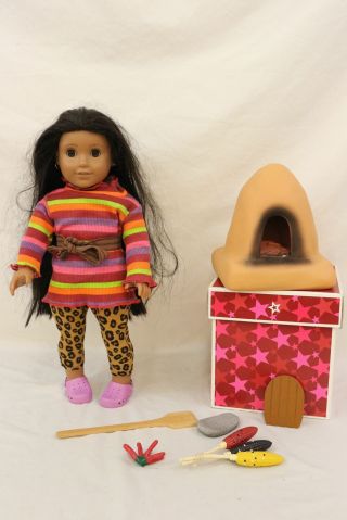 American Girl Doll Josefina & Her Adobe Oven Set