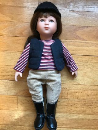 Kathe Kruse Sophie Equestrian Doll Made In Germany