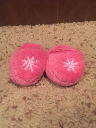 American Girl Doll Of Today 2012 Retired Reindeer Pj Pajamas Slippers Shoes Only