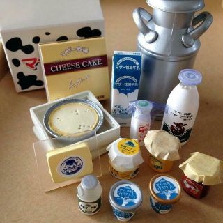 Re - Ment Japan Market Local Delivery 12 - Dairy Milkad (displayed Set)
