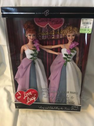 Lucy And Ethel Same Dress Barbie