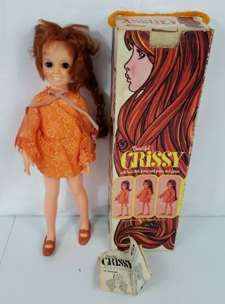 18 " Chrissy Doll 1969 Ideal With Box