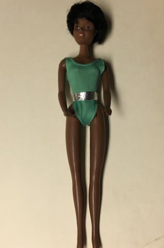 Totsy 80s Fashion Style 11” African American Doll Fake Bubble Cut