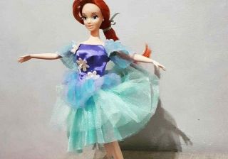 Disney Store Princess Ariel Ballerina Dancer Ballet Doll