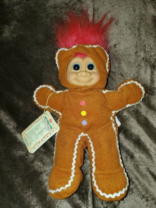 Russ Wee Troll Kidz " Ginger " 9” Soft Body Troll Doll
