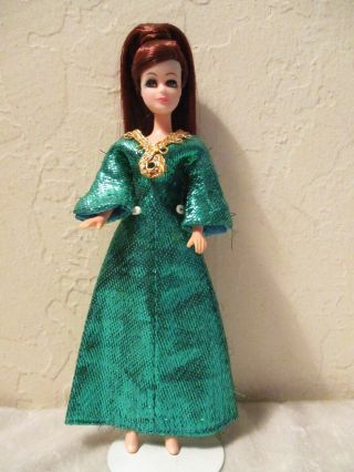 Cusom Rerooted And Redressed Topper Denise Doll { Rosewood Auburn }