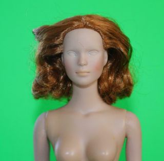 1999 Tonner Tyler " Unpainted Face " Nude 15.  5 " Redhead Doll