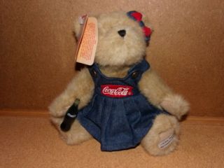Boyds Bears " Dinah " Coca Cola® Bear - 95020cb - Cracker Barrel Exclusive -