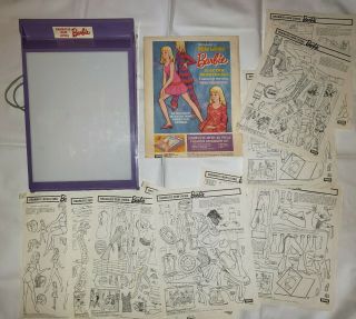 Barbie Electric Drawing Set Lakeside Light Up 1970 Dramatic Living